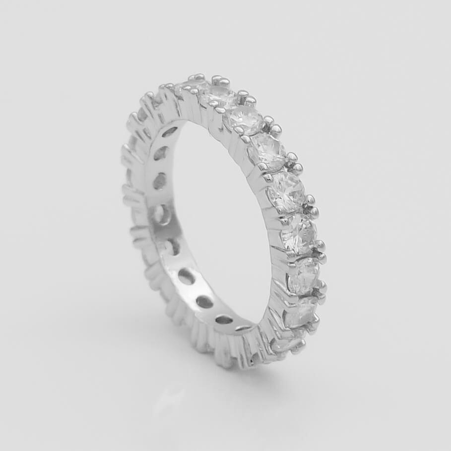 925 Sterling Silver Angelina CZ Ring 1