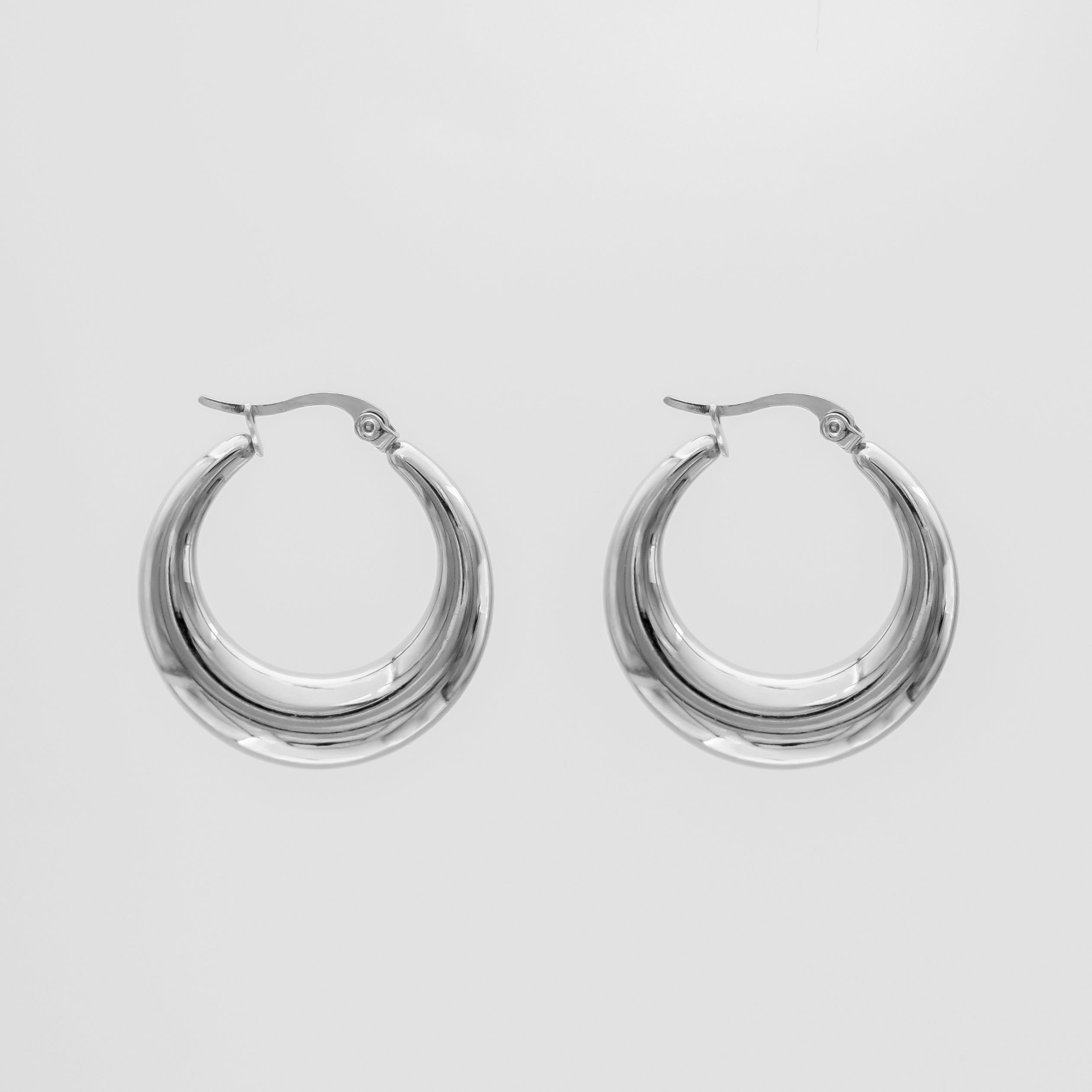 925 Sterling Silver Lina Hoop Earrings 3