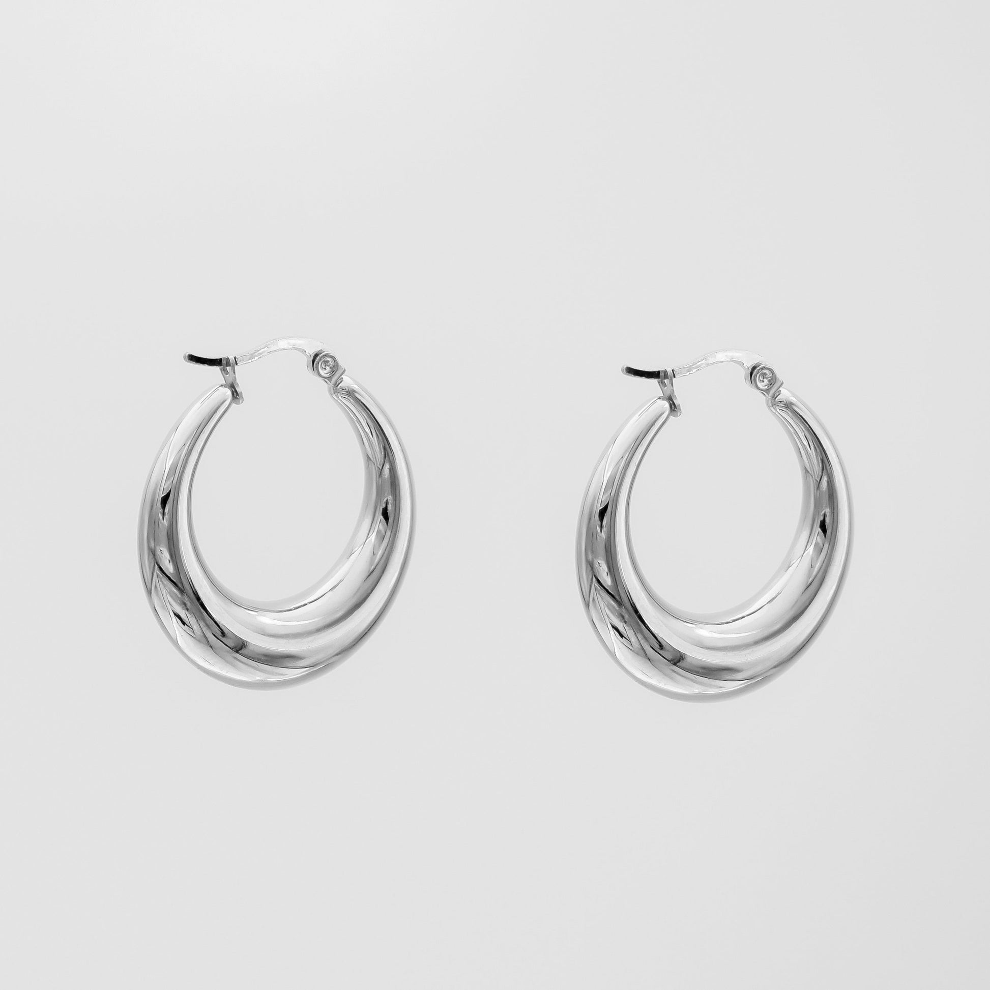 925 Sterling Silver Lina Hoop Earrings 4