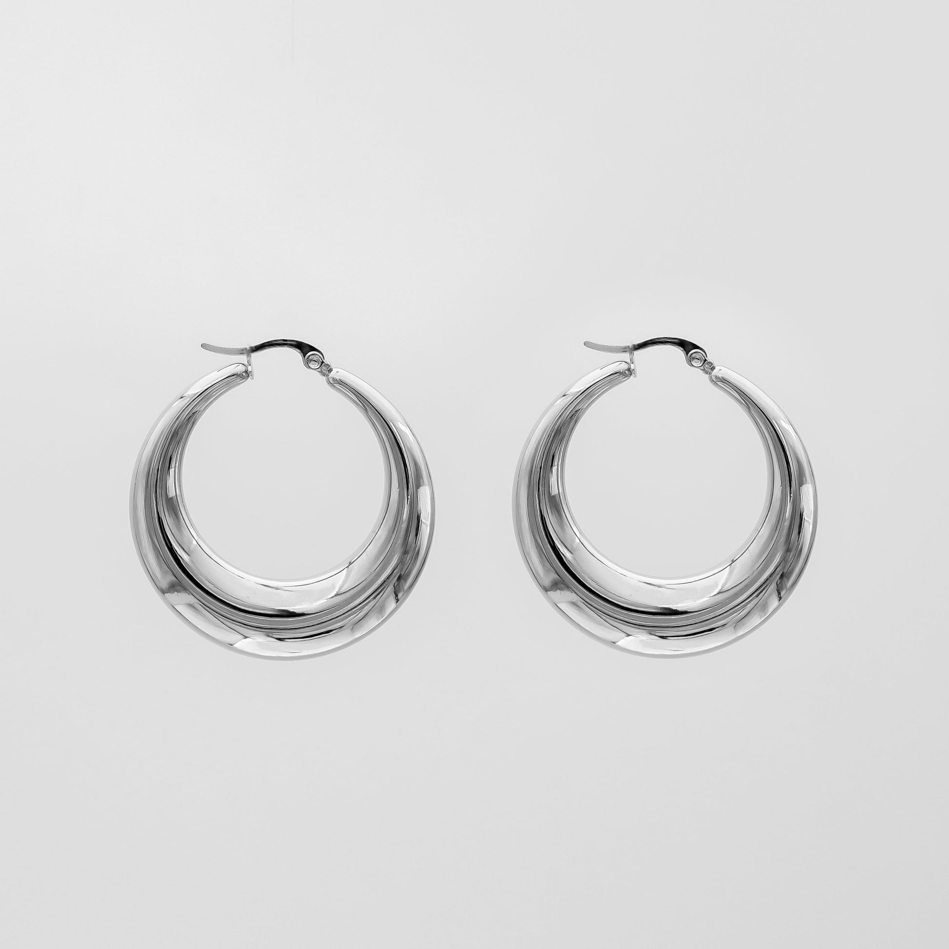 925 Sterling Silver Lina Hoop Earrings 5