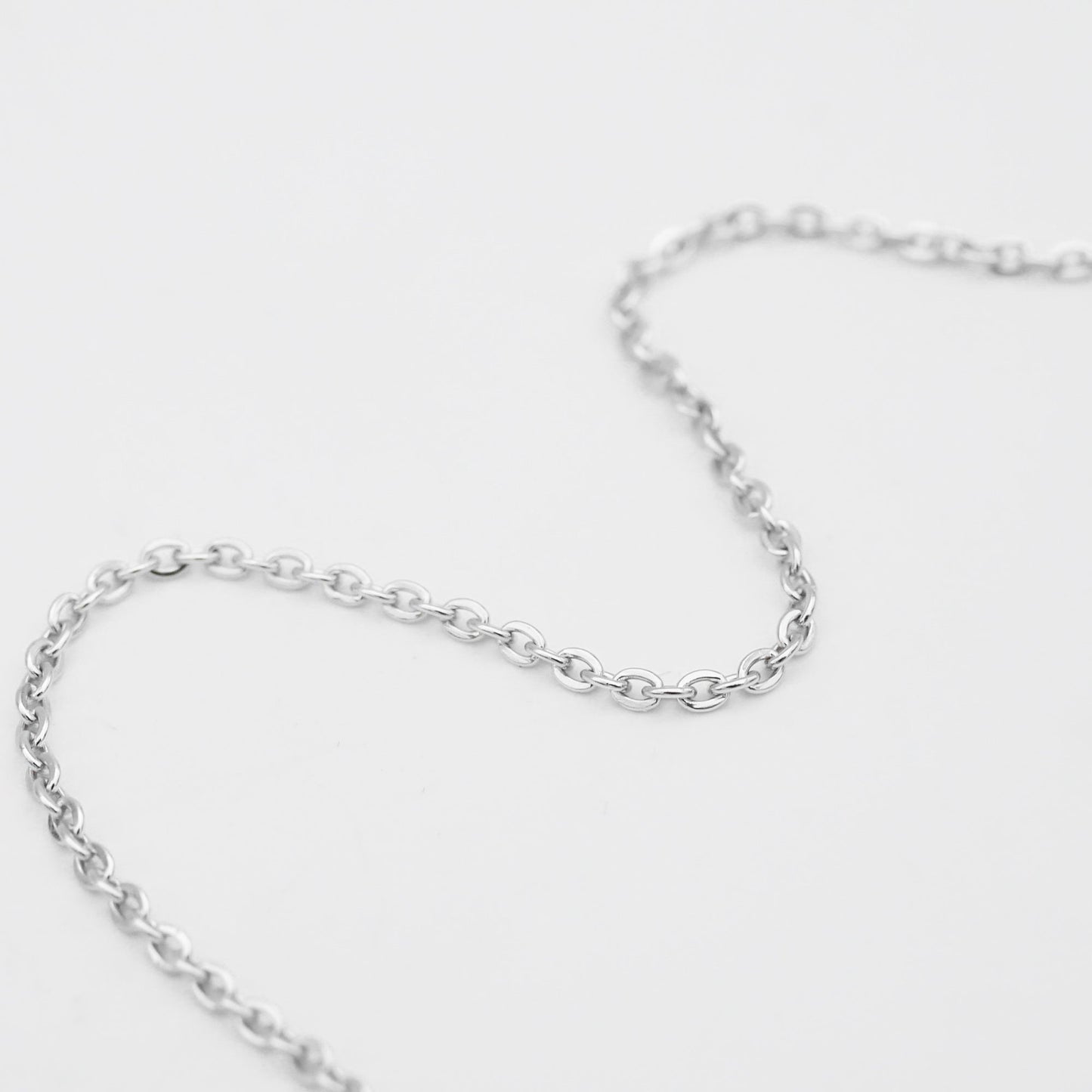 925 Sterling Silver Classic Link Necklace - Bundle Item 8