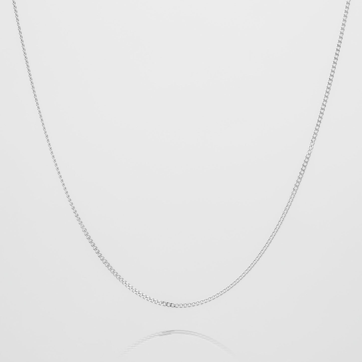 925 Sterling Silver Micro Curb Necklace - Bundle Item 2