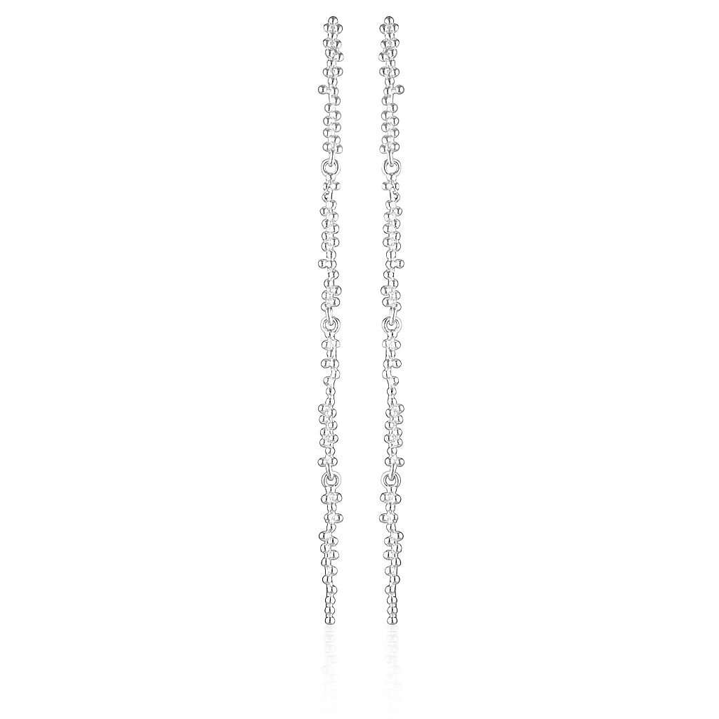 925 Sterling Silver Paros Drop Earrings 1