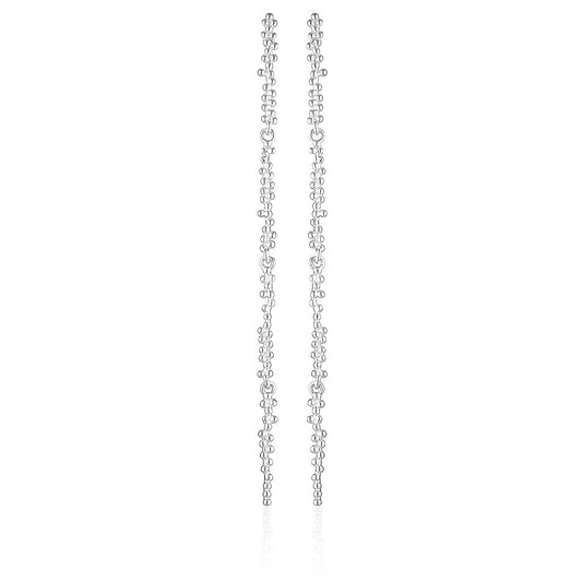 925 Sterling Silver Paros Drop Earrings 1