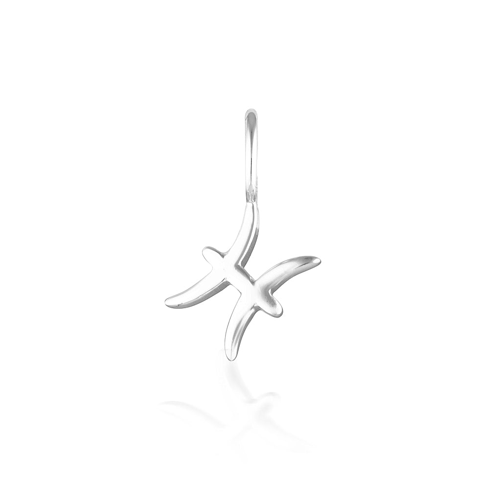 925 Sterling Silver Pisces Charm 1