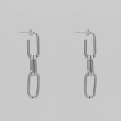 925 Sterling Silver Sadie Link Earrings 6