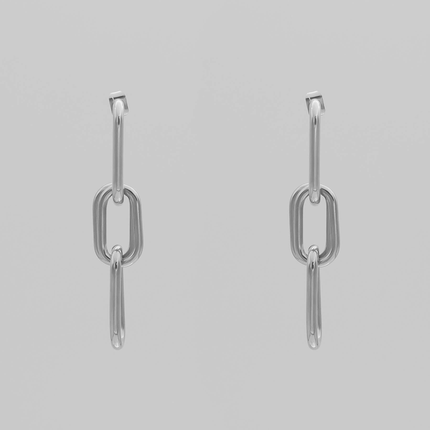 925 Sterling Silver Sadie Link Earrings 8