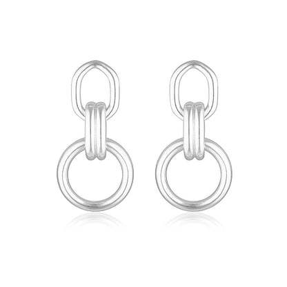 925 Sterling Silver Jordan Earrings 1