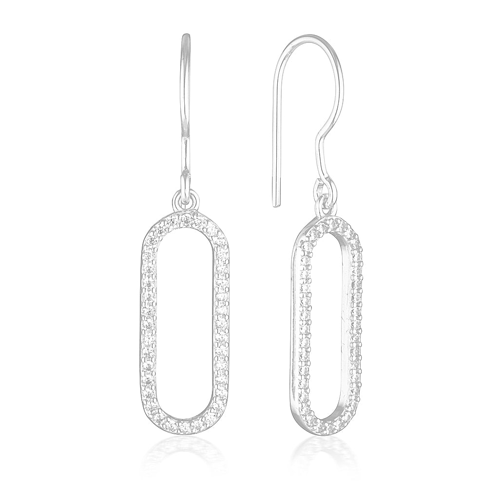 925 Sterling Silver Elyse Drop Earrings 1