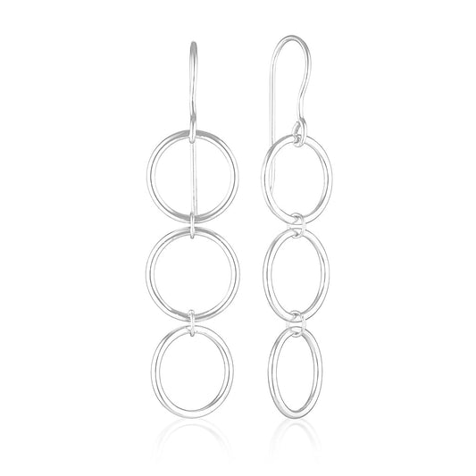 925 Sterling Silver Serena Drop Earrings 1