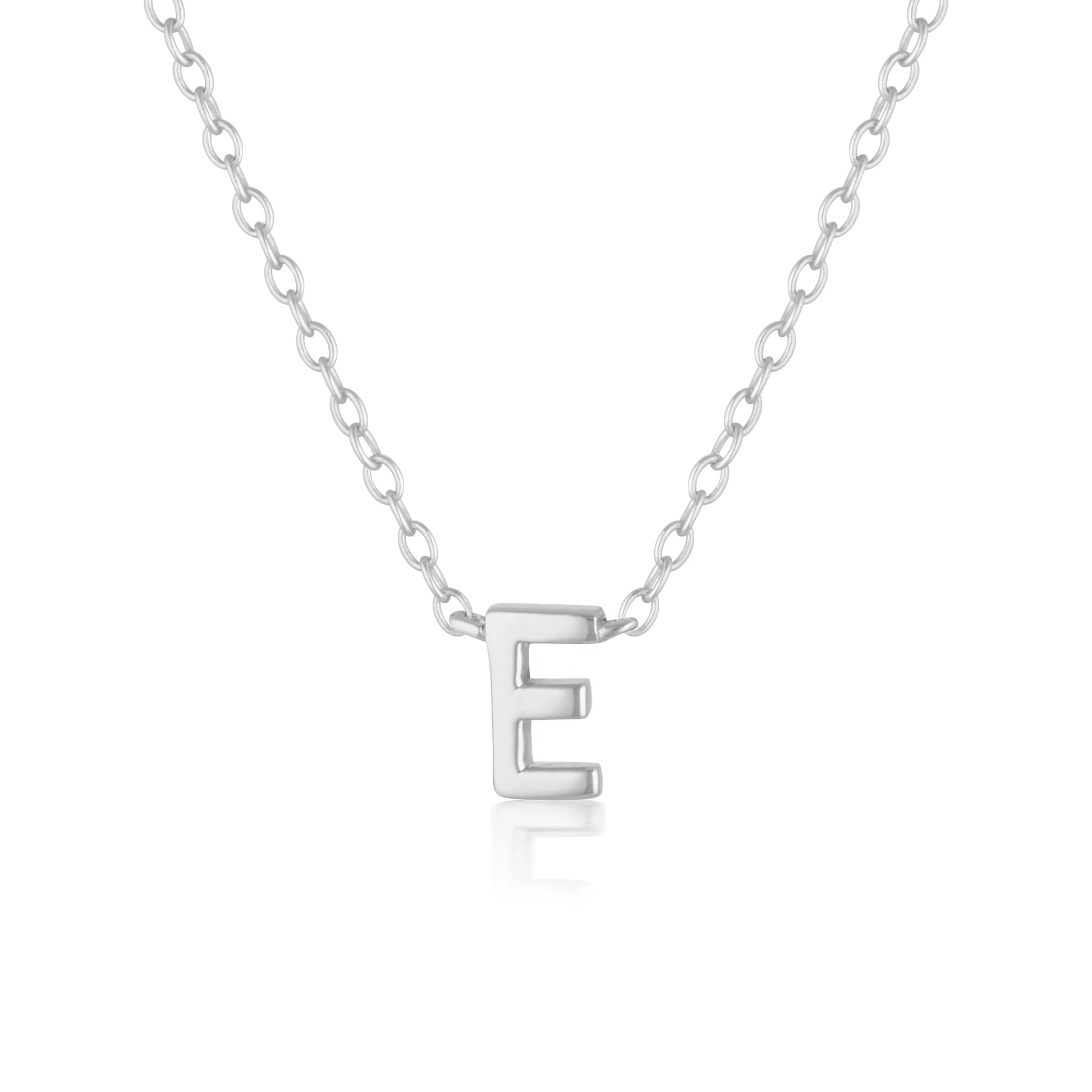 925 Sterling Silver Petite A-Z Necklaces 9