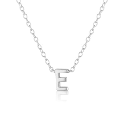 925 Sterling Silver Petite A-Z Necklaces 9