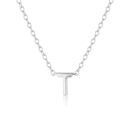 925 Sterling Silver Petite A-Z Necklaces 24