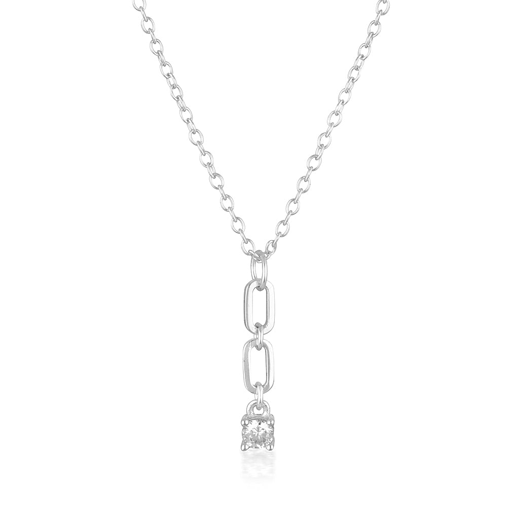 925 Sterling Silver Jacinta Necklace Silver 1