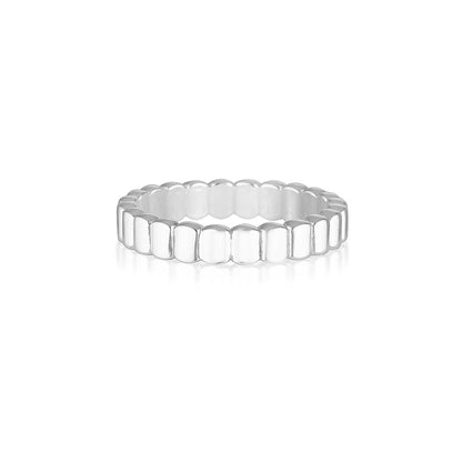 925 Sterling Silver Boston Wedding Band 1