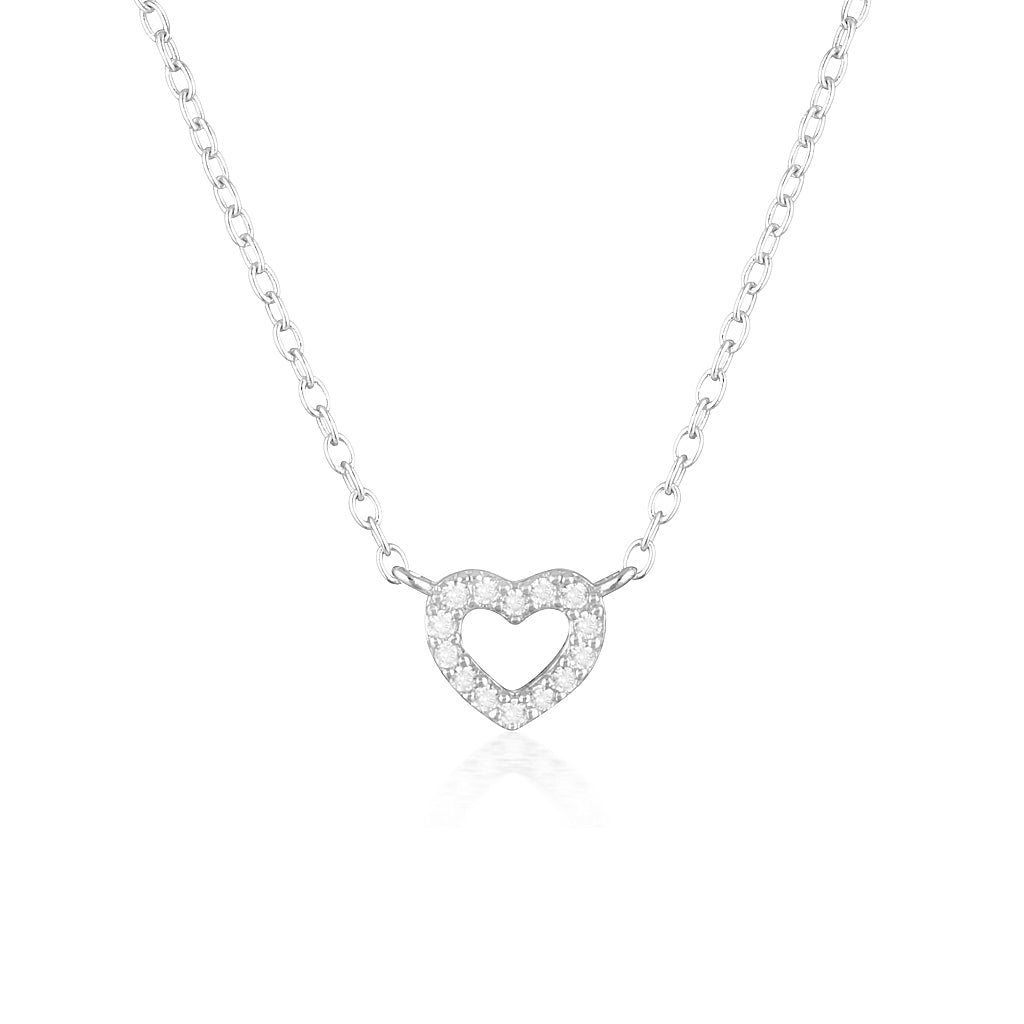 925 Sterling Silver Bella Necklace Silver 1