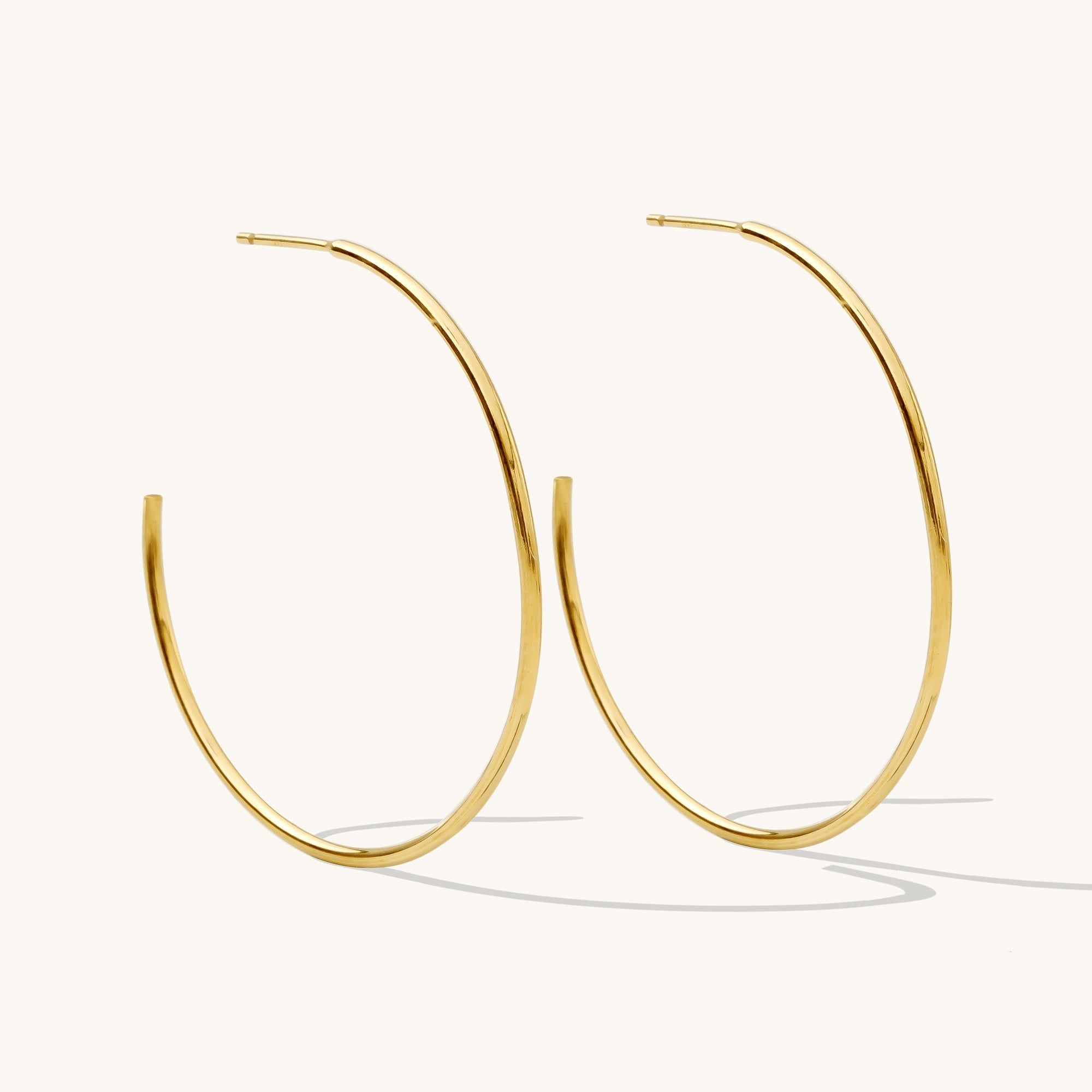 925 Sterling Silver Open Hoop Earrings 5