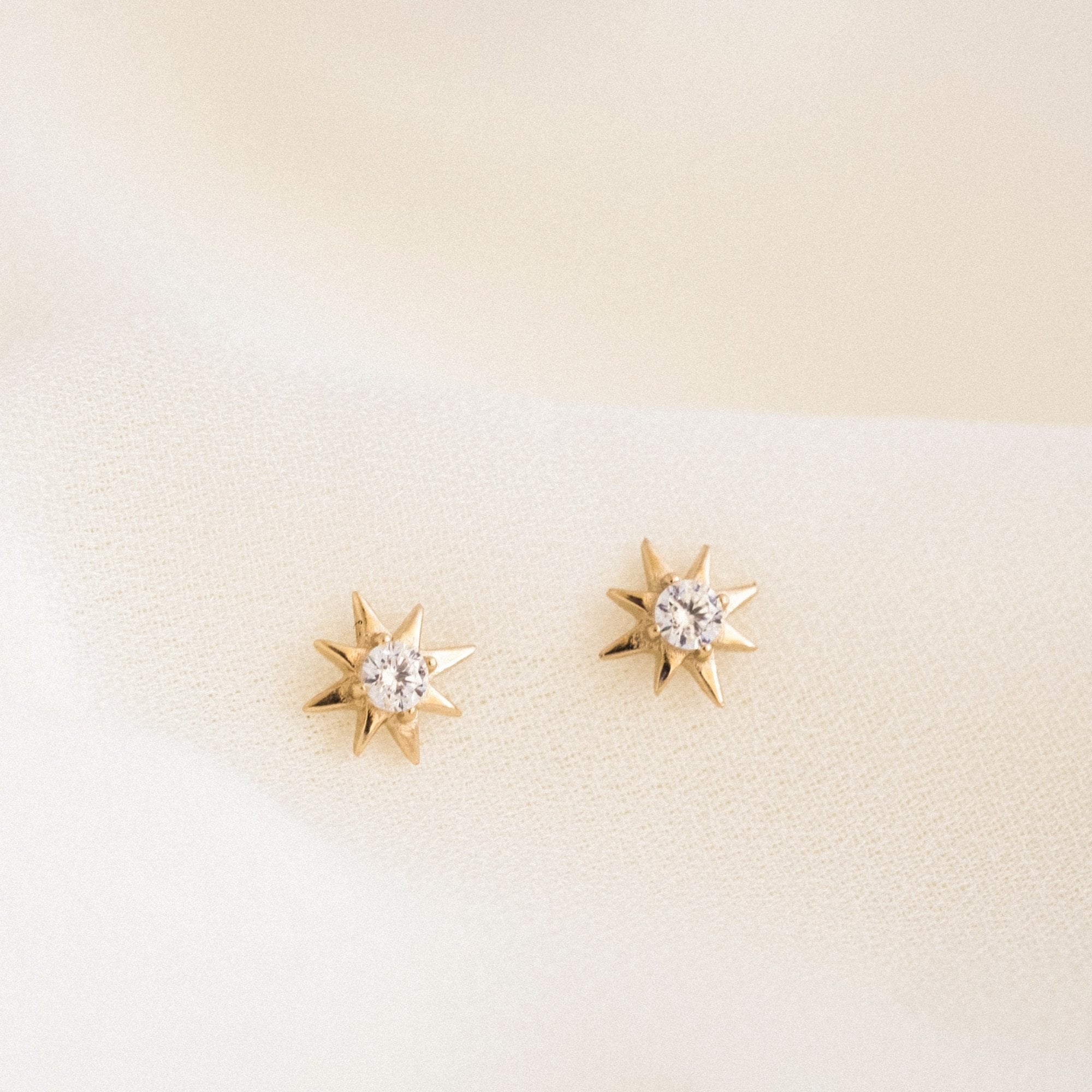 925 Sterling Silver Starburst Stud Earrings 8