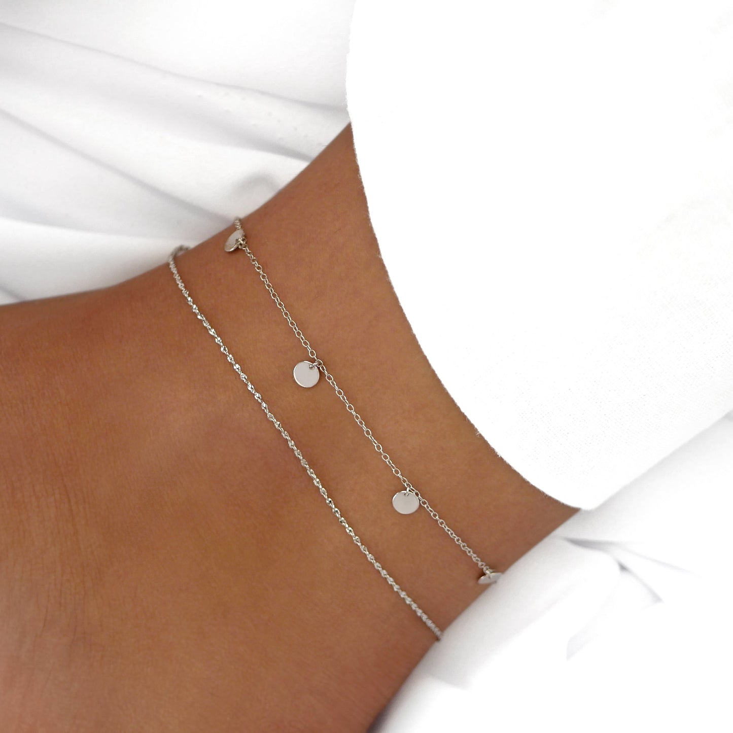 925 Sterling Silver Quinn Anklet 4