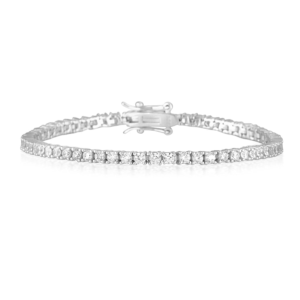 925 Sterling Silver The Mini Tennis Bracelet 1