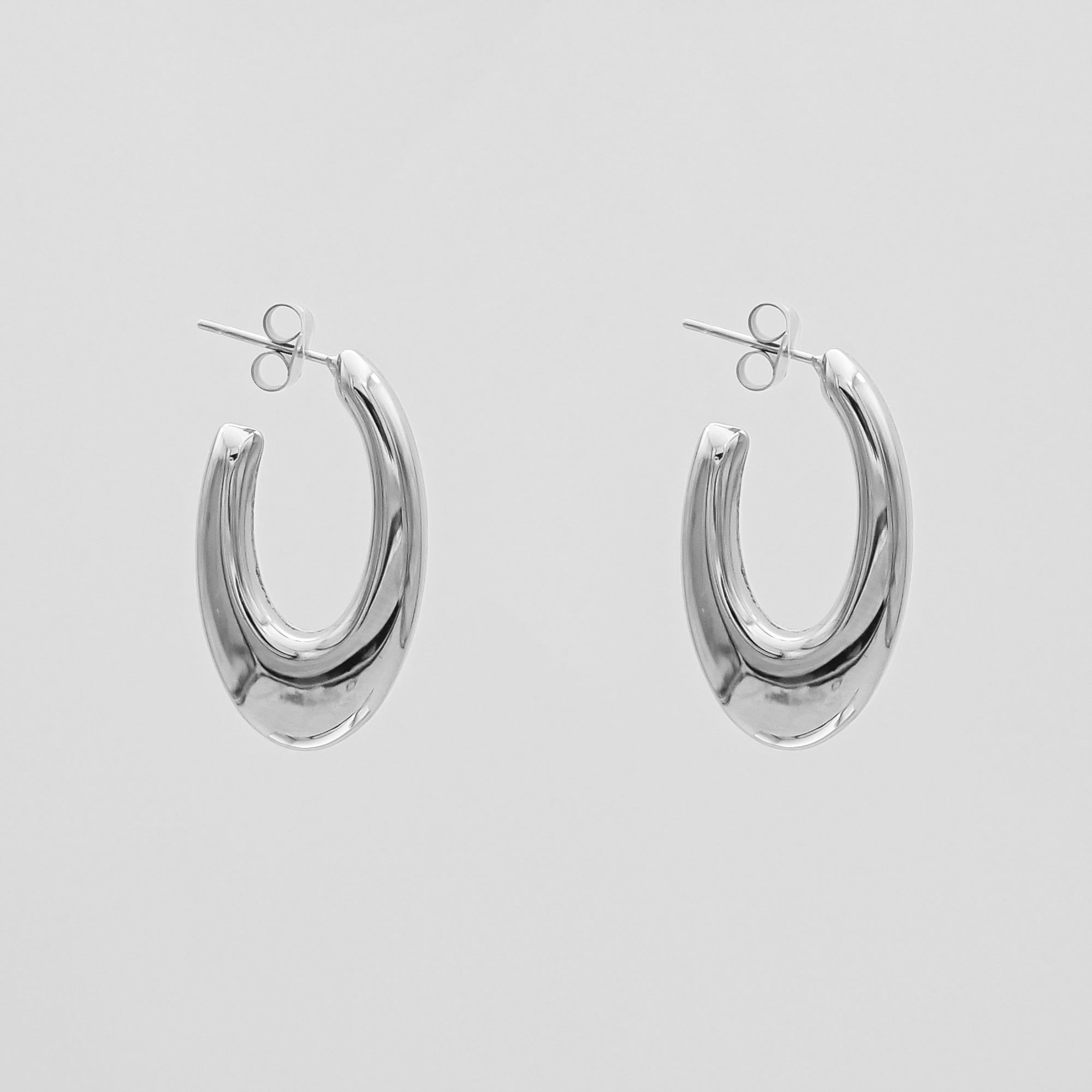 925 Sterling Silver Thea Hoop Earrings 4