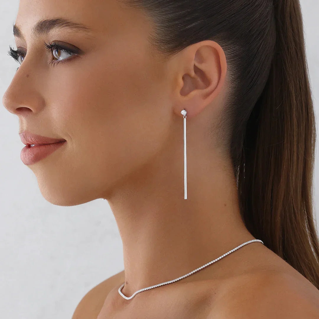 925 Sterling Silver Xenia Drop Earrings 3