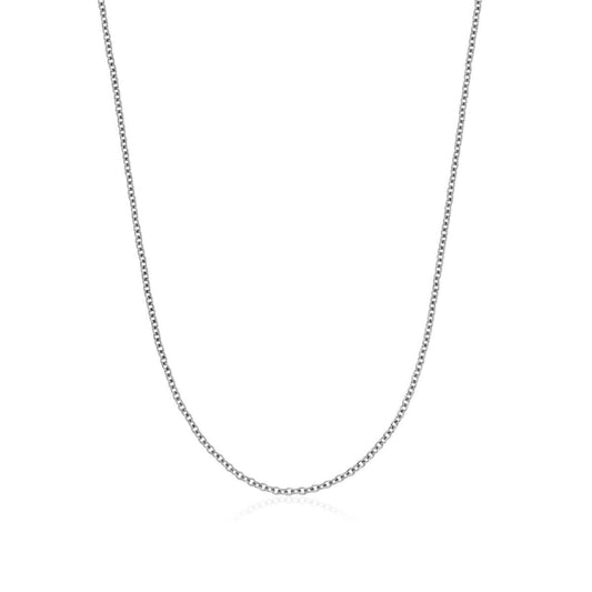 Sterling Silver Layering Fine Chain Necklace 1