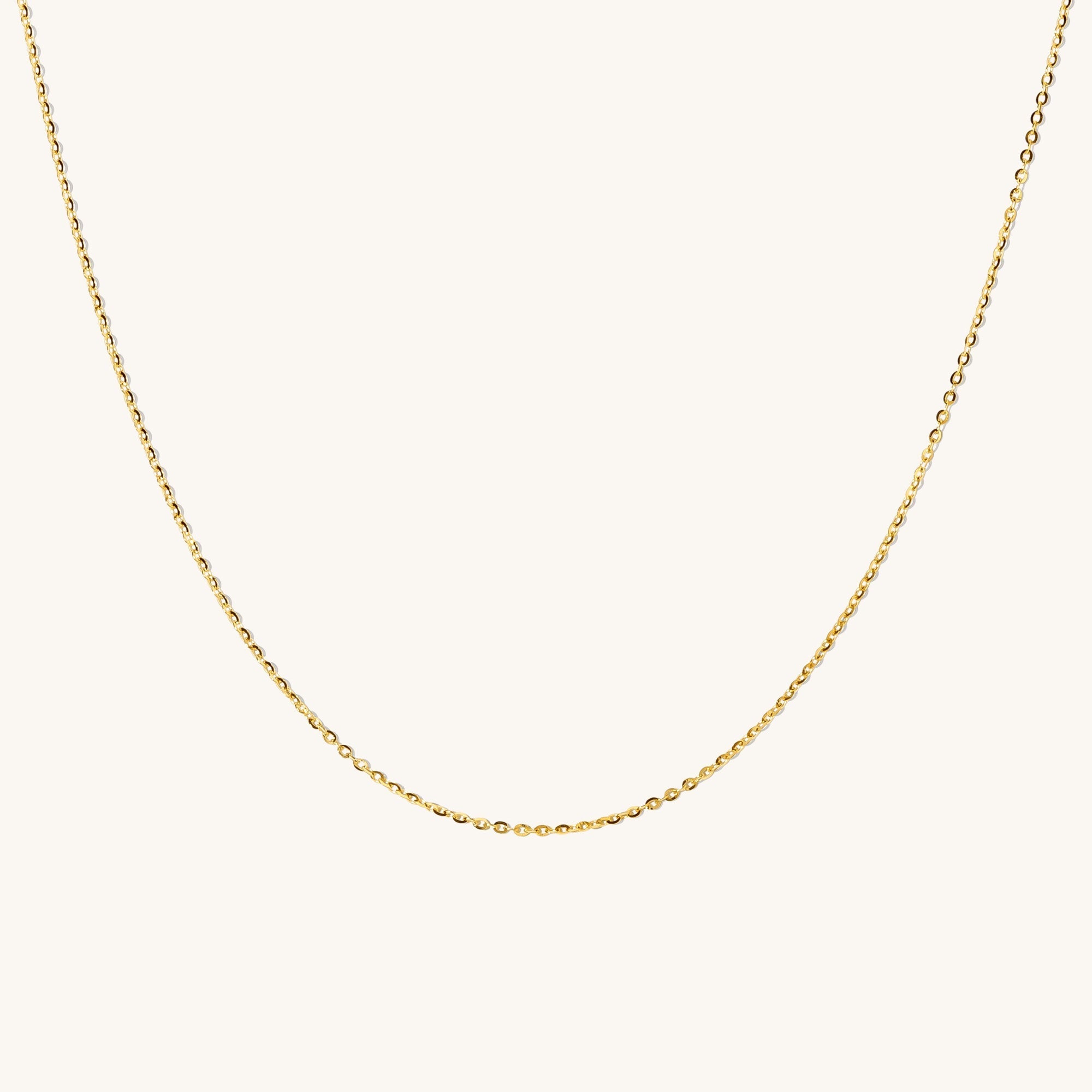 925 Sterling Silver Dainty Cable Chain Necklace 1