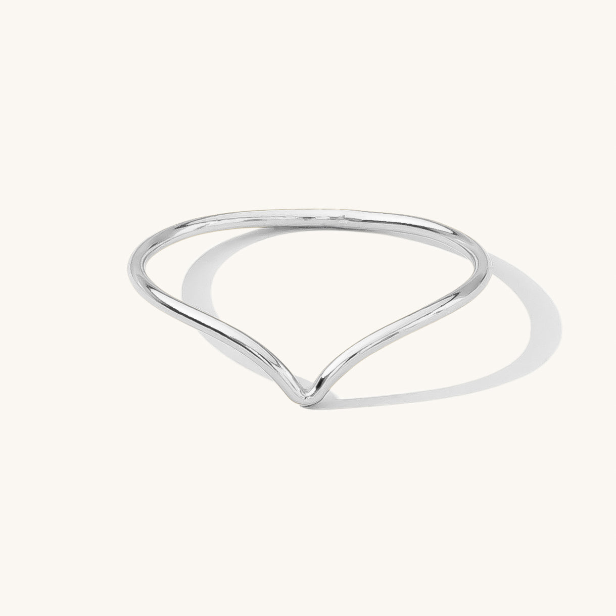 925 Sterling Silver Chevron Ring: Geometric Elegance 7