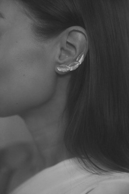 925 Sterling Silver Ear cuff, silver 1