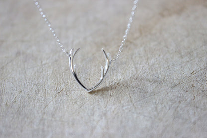 Sterling silver, Reindeer necklace