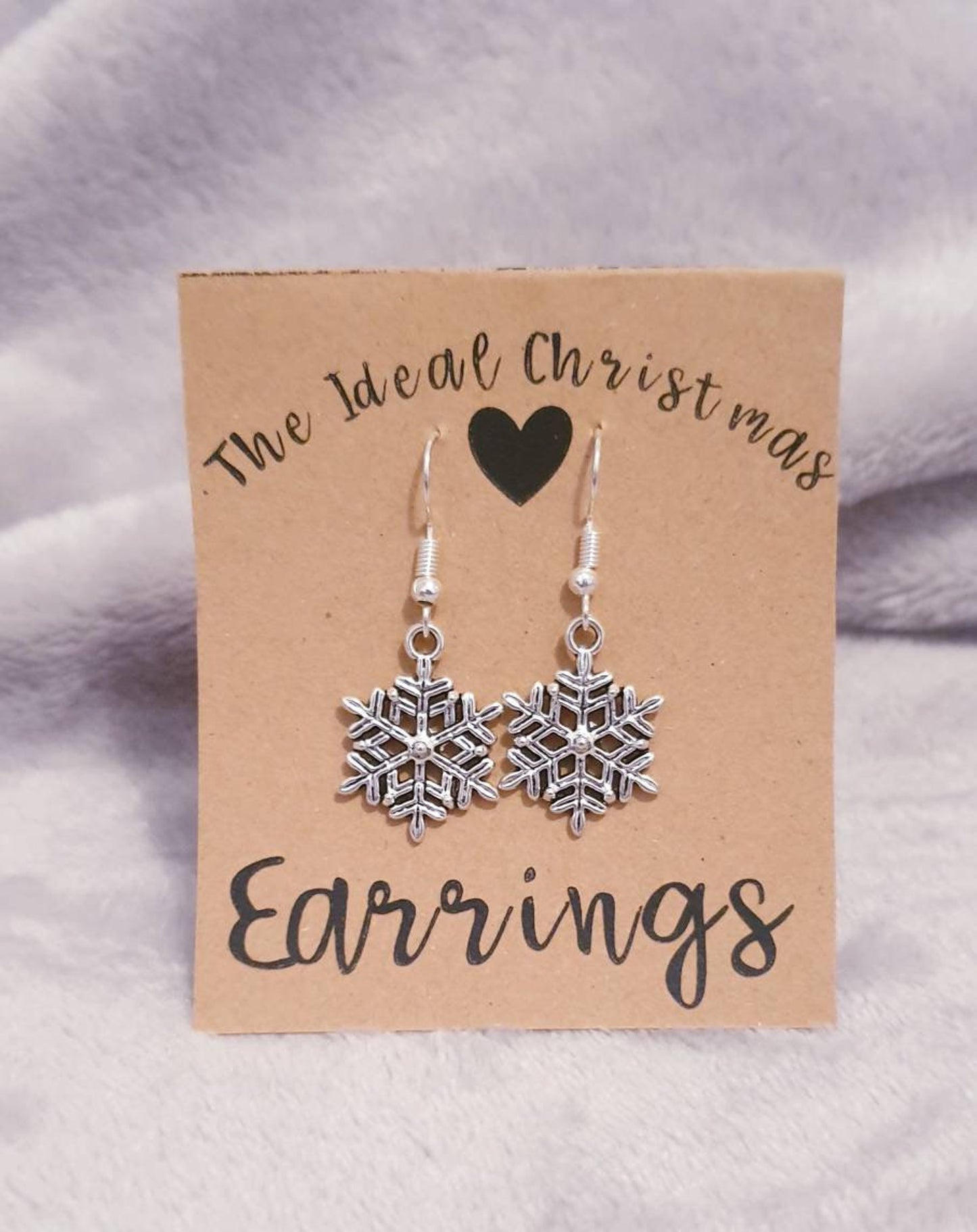 Sterling silver, Christmas Style Earring