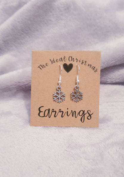 Sterling silver, Christmas Style Earring