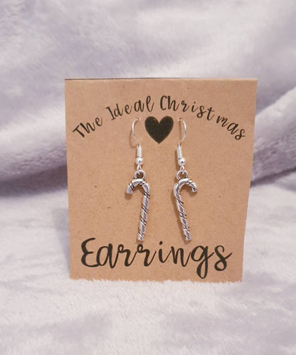 Sterling silver, Christmas Style Earring