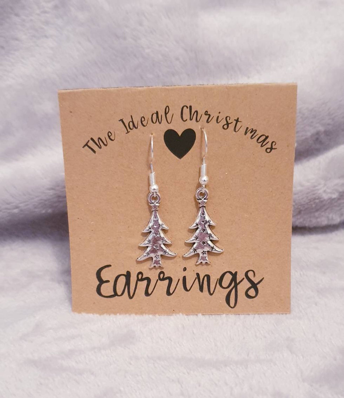 Sterling silver, Christmas Style Earring