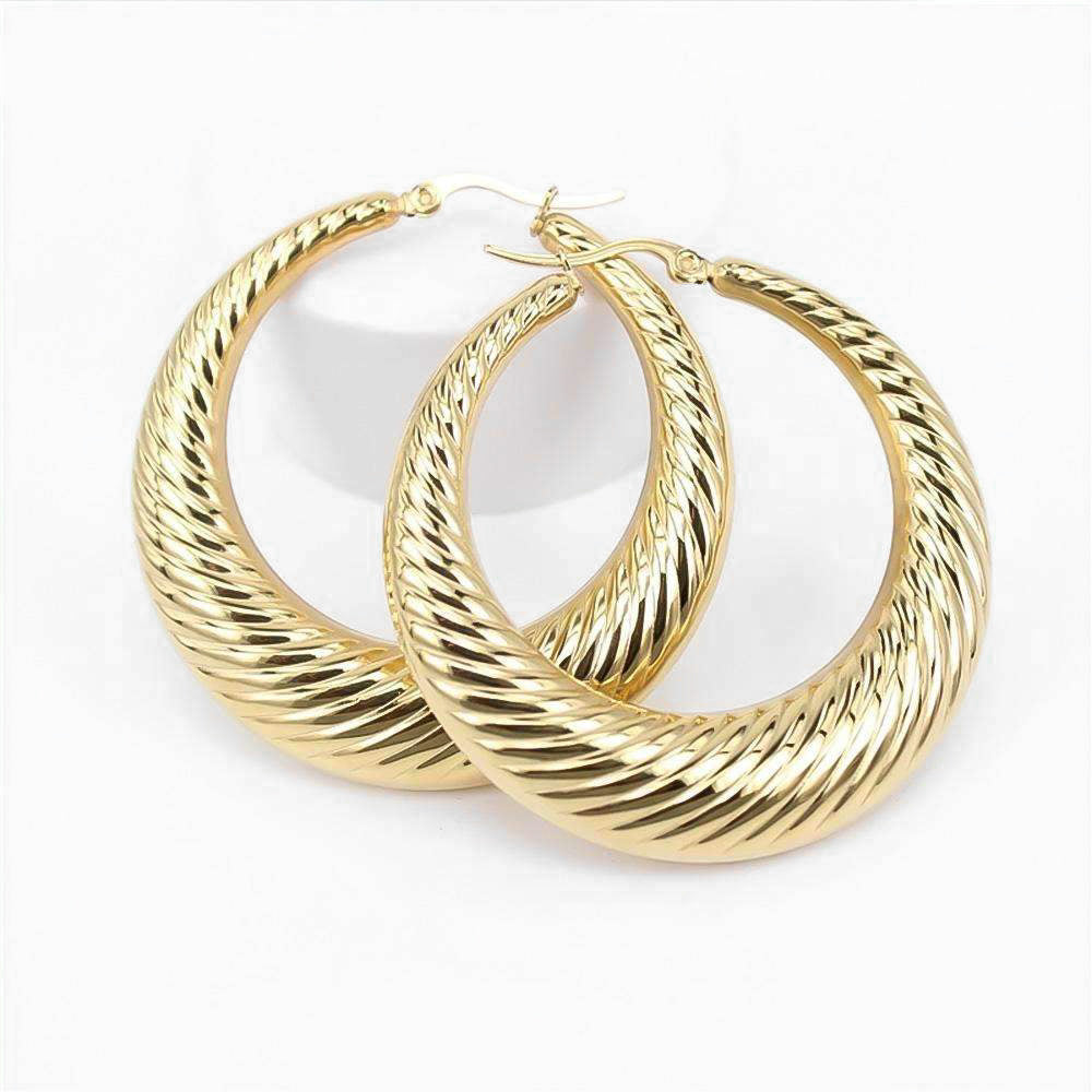 925 Sterling Silver Julia Gold Filled Hoops 2