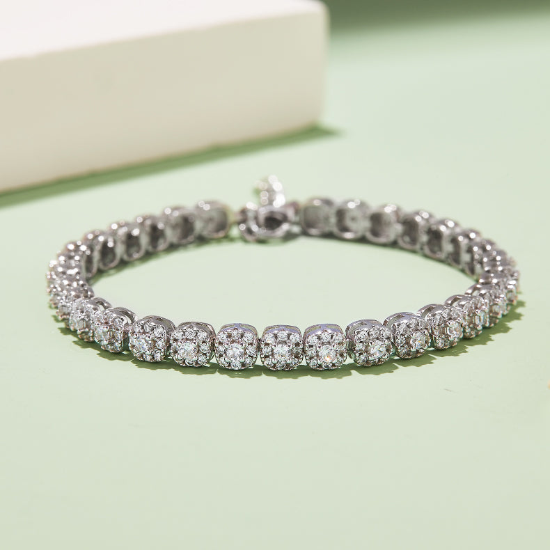 925 Sterling  Silver Tennis Bracelet 2