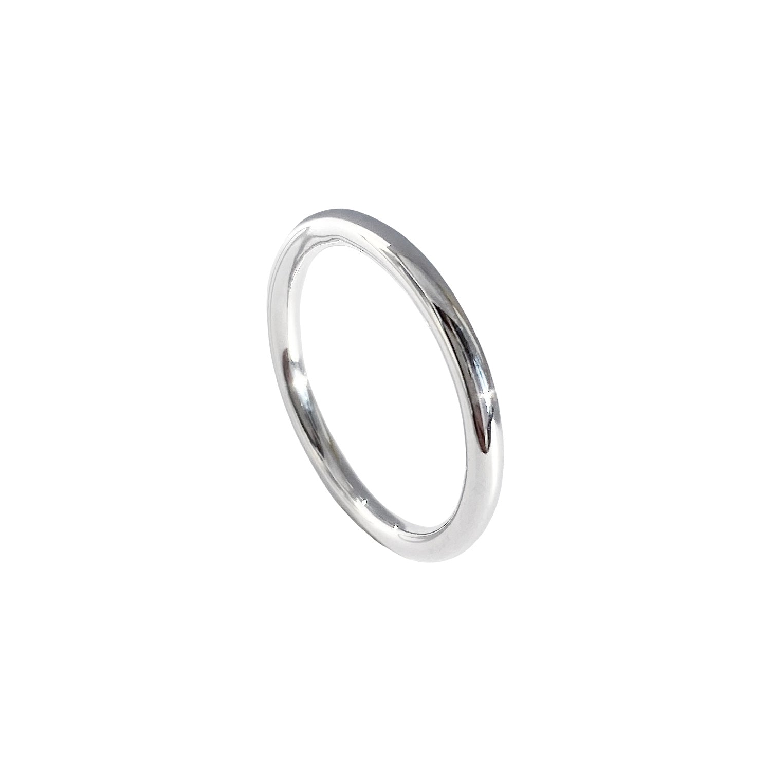 925 Sterling Silver Ring thin, silver 1