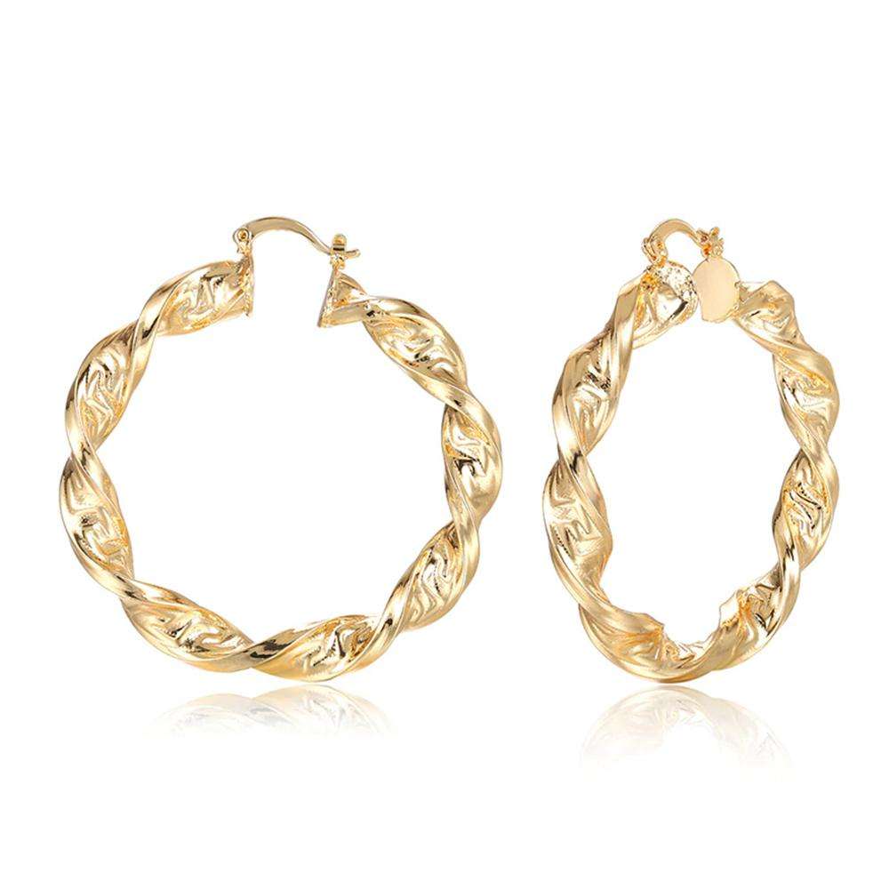 925 Sterling Silver Sofia Thick Twisted Hoops 5